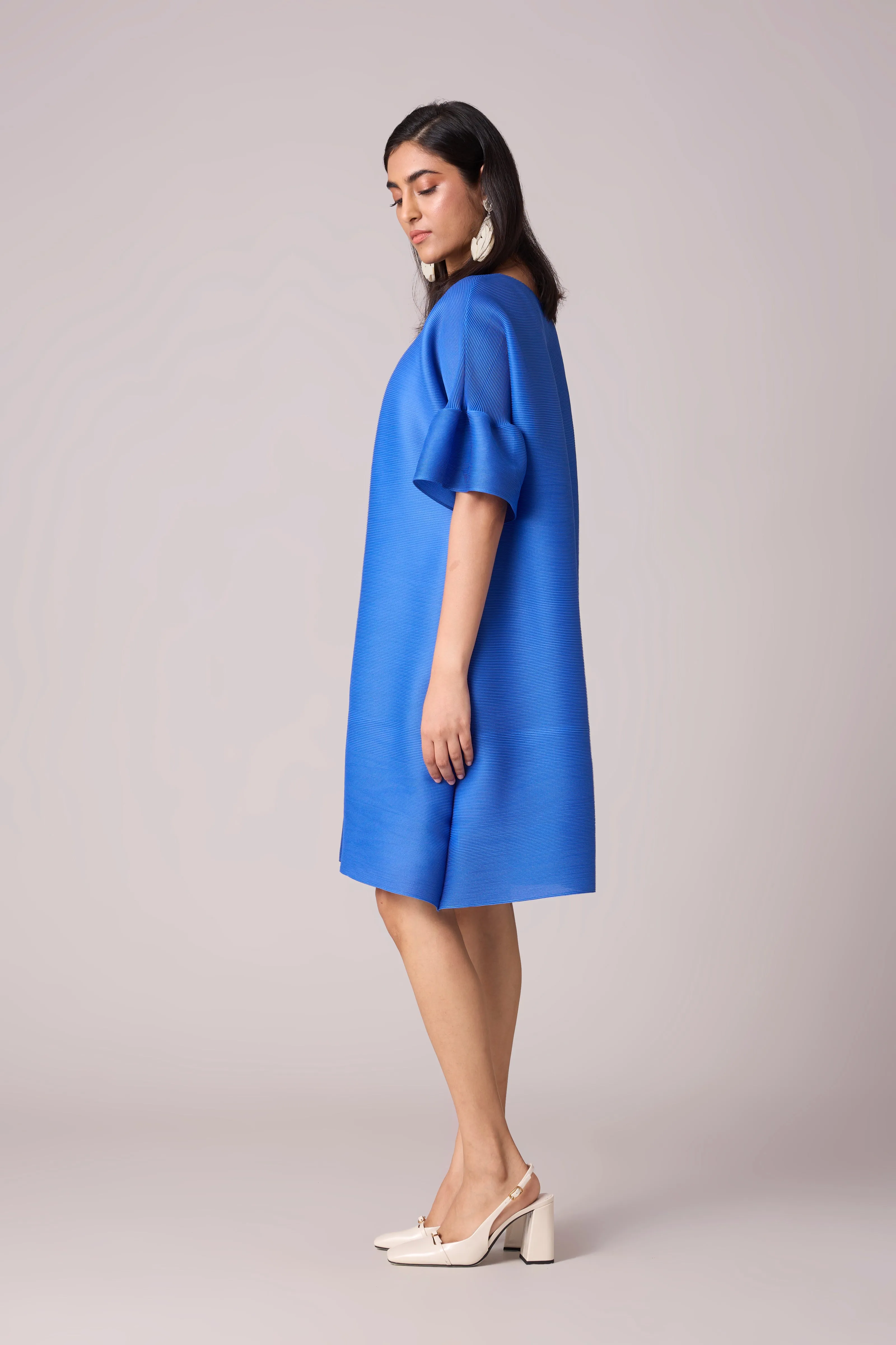 Paulina Dress - Azure Blue