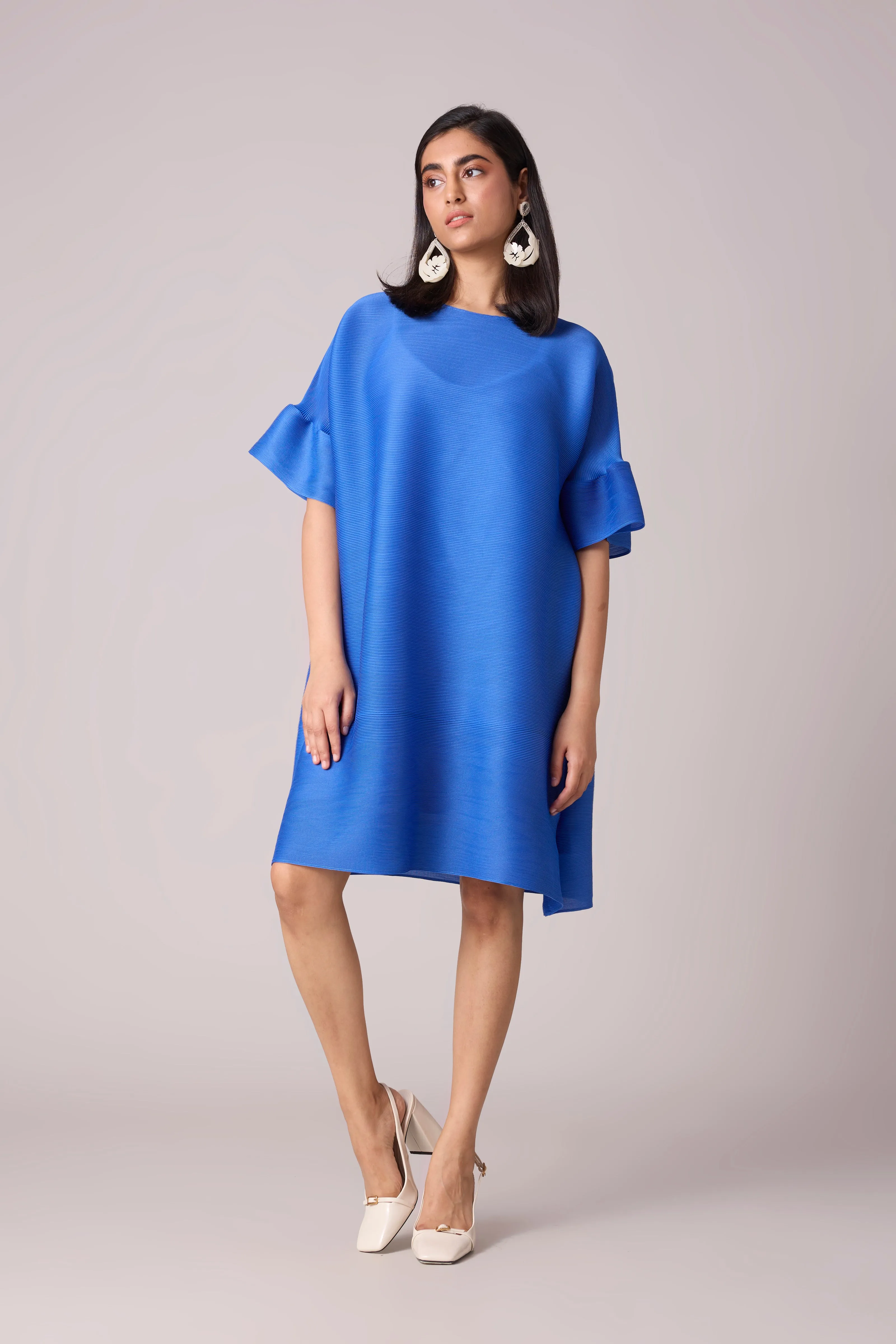 Paulina Dress - Azure Blue