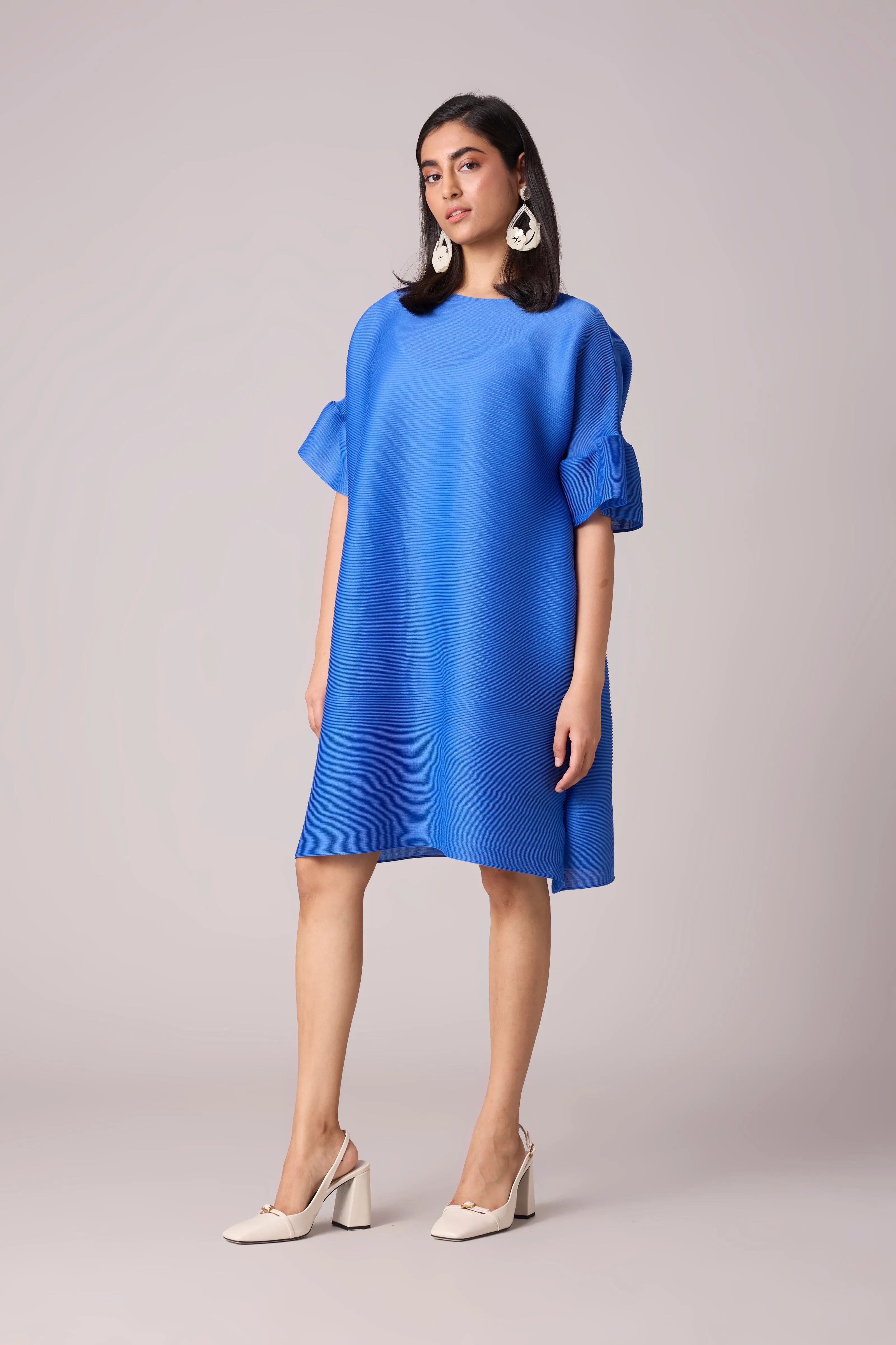 Paulina Dress - Azure Blue