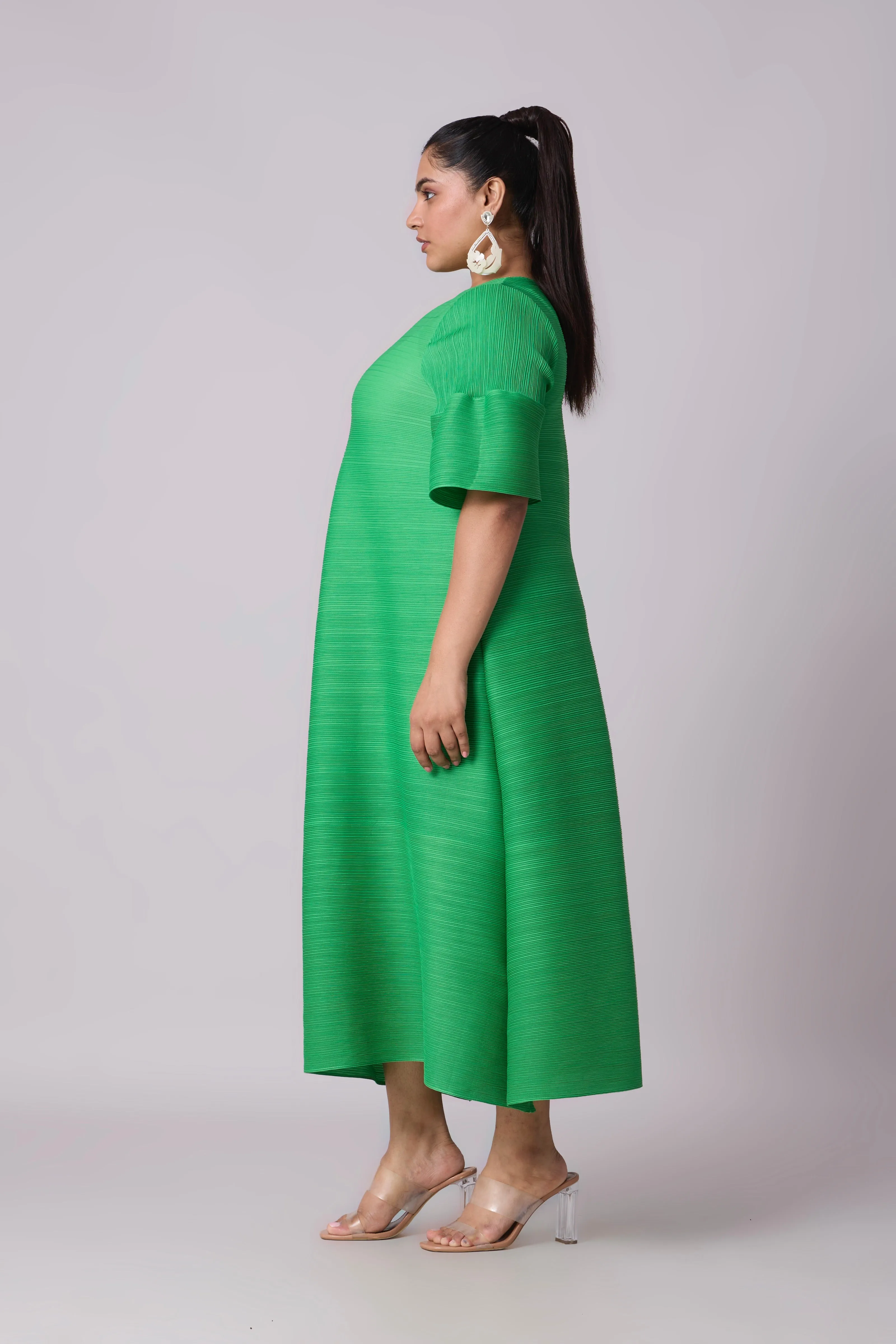 Paulina Midi Dress - Green