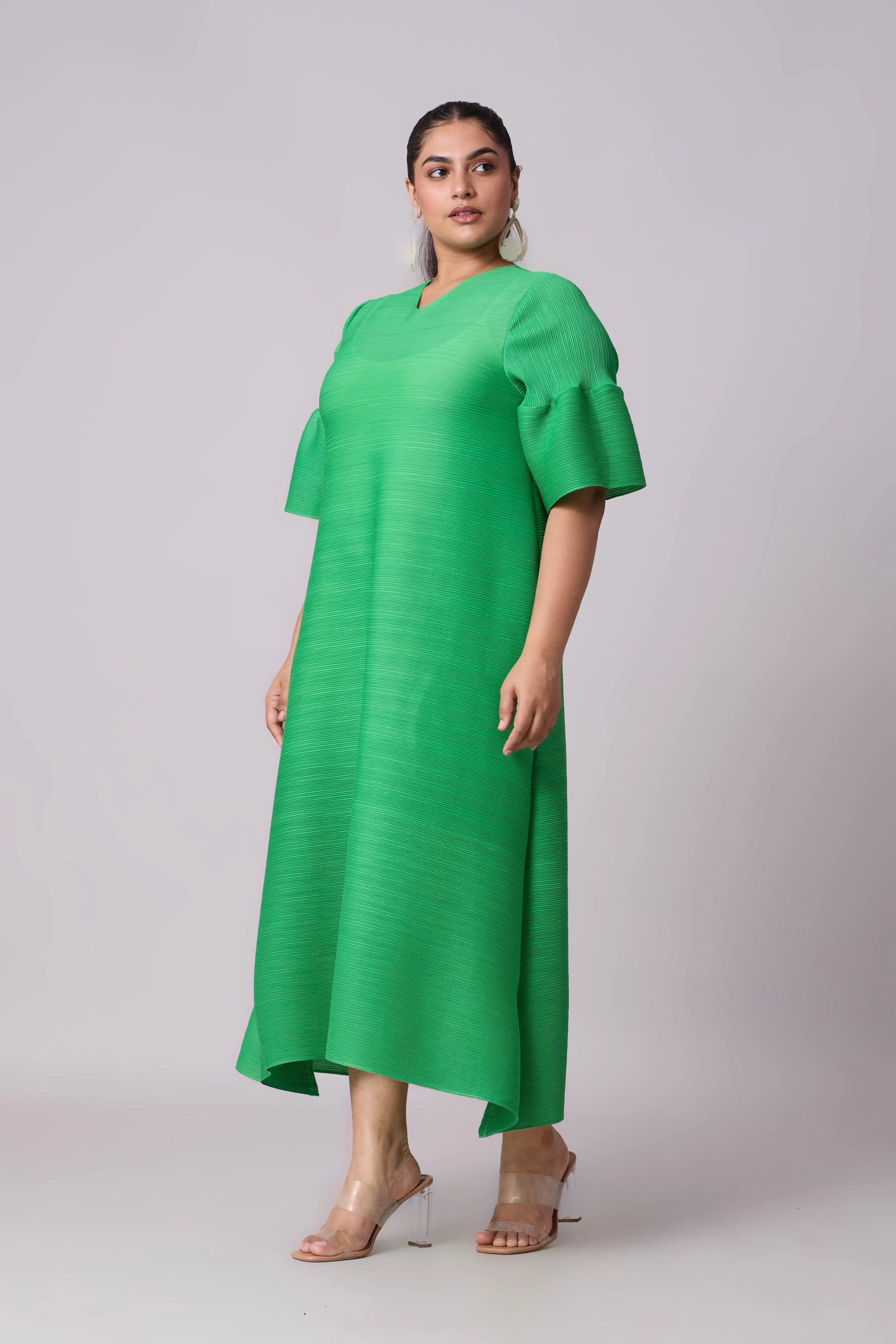 Paulina Midi Dress - Green