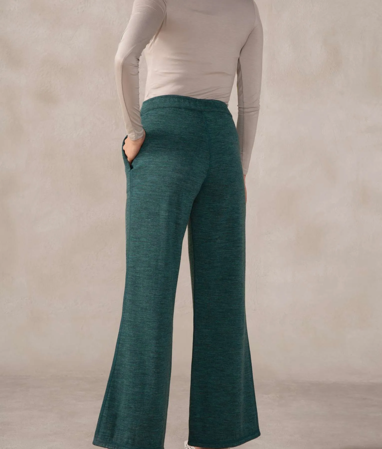 Premium Alpaca and Cotton Straight Pants