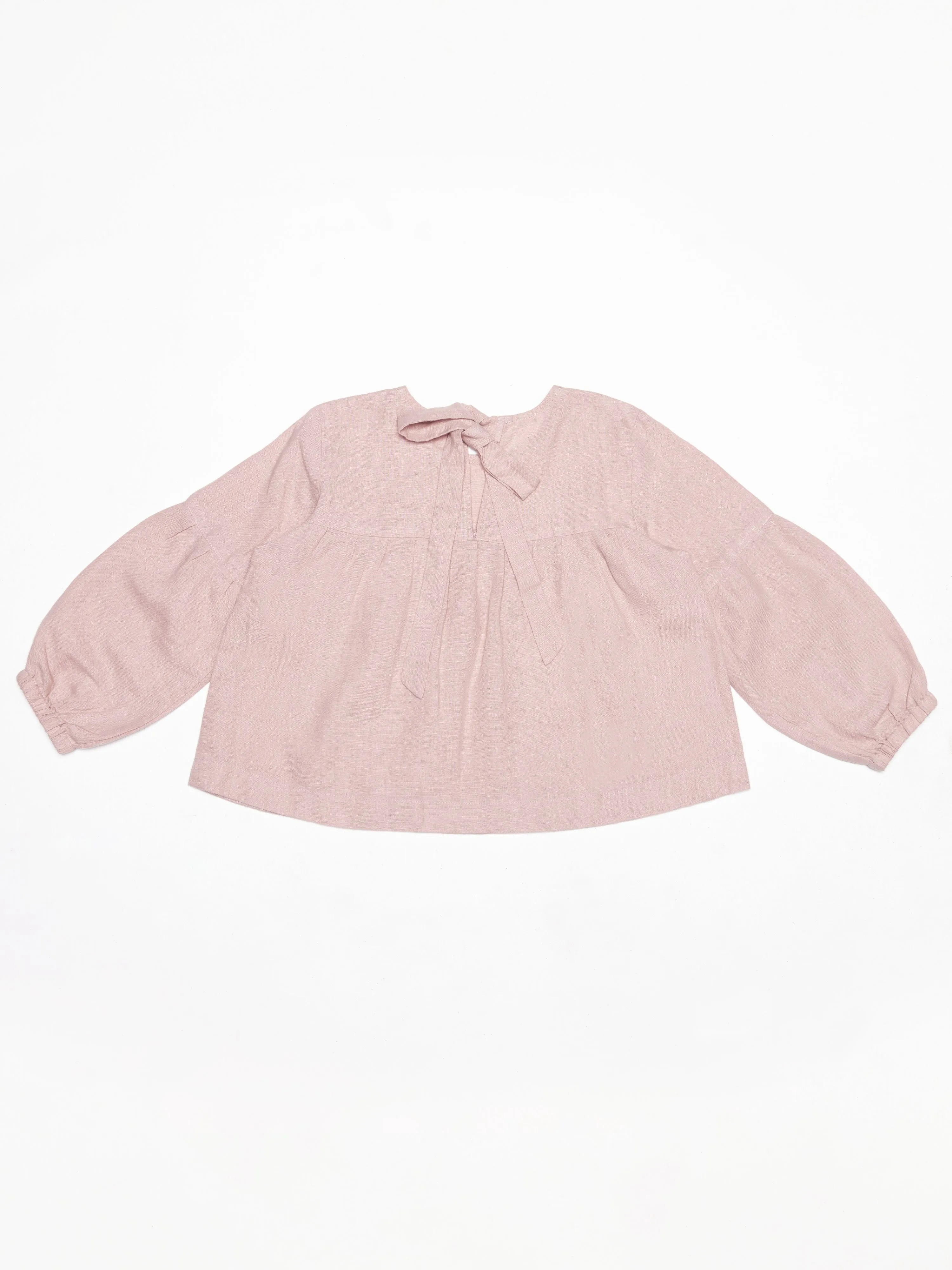 Puff Sleeve Linen Top