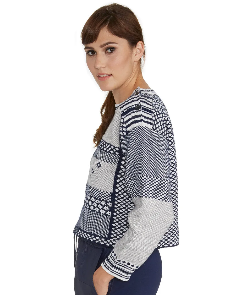 Rachel Comey | Eclipse Sweater in Jacquard Cotton and Alpaca