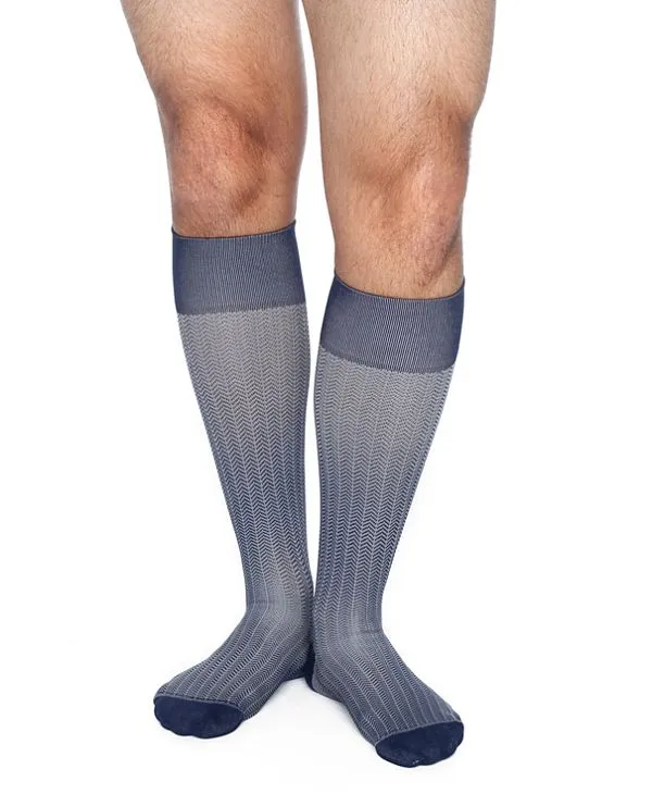 Rejuvahealth Herringbone 15-20mmHg Compression Knee Highs