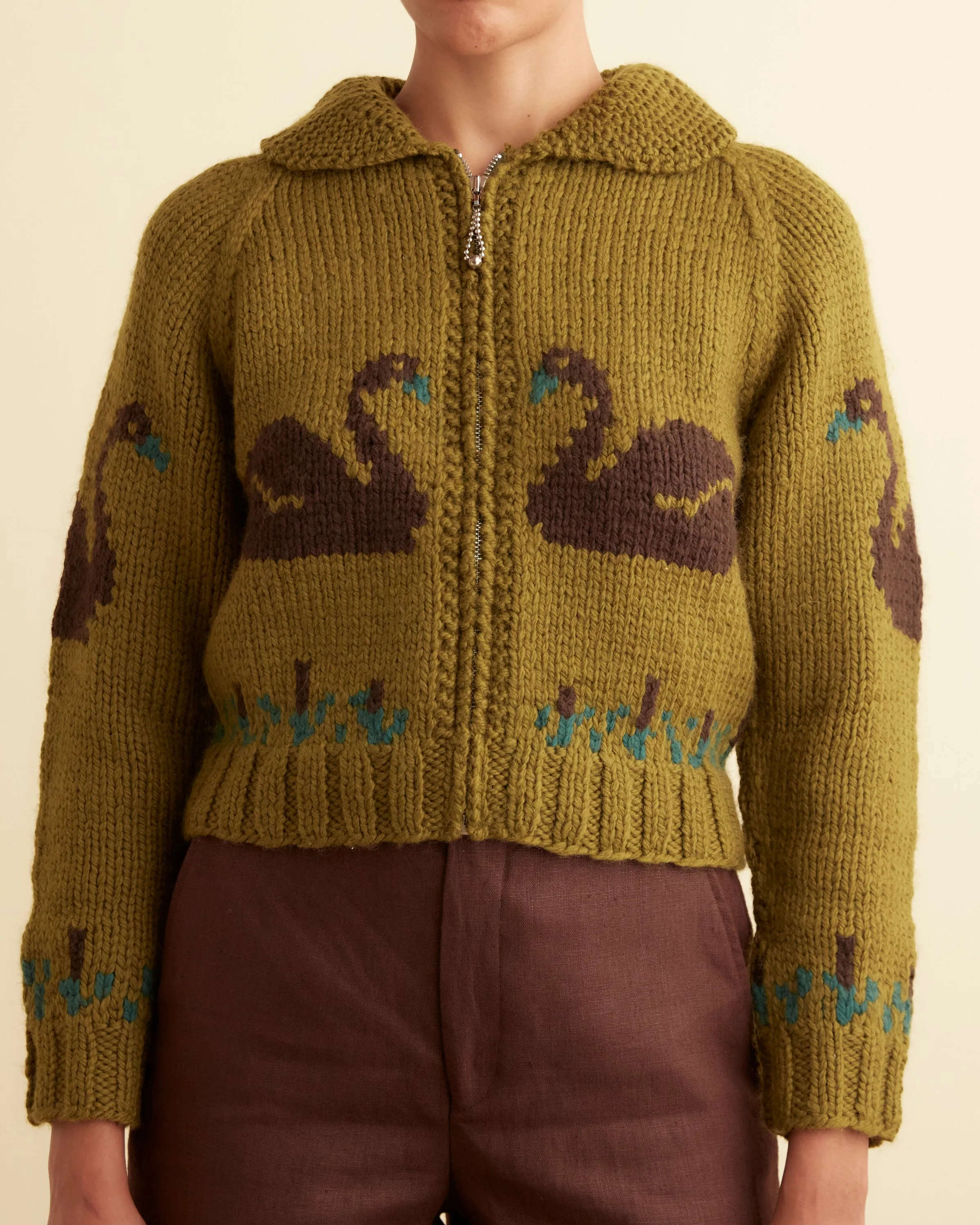 Rumney Cardigan - Green