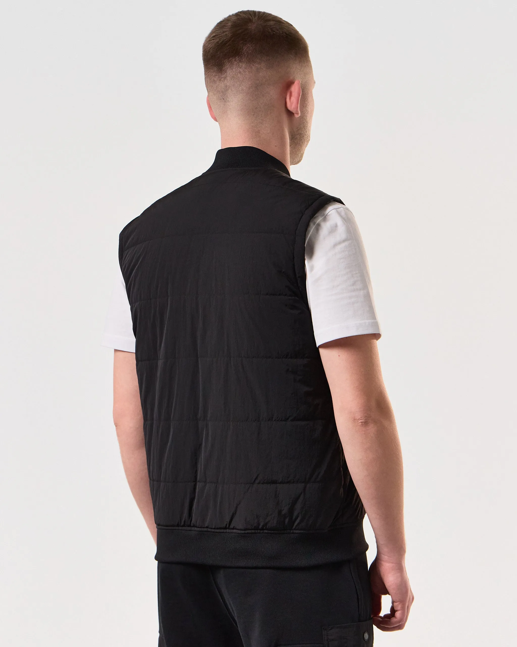 Saharun Quilted Gilet Black