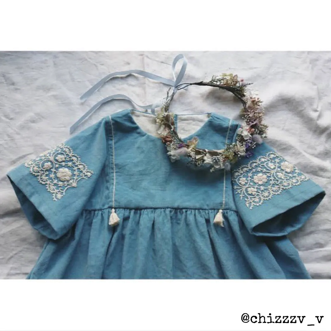 SAKURA Kids Blouse & Dress- Girl 3-12Y - PDF Sewing Pattern