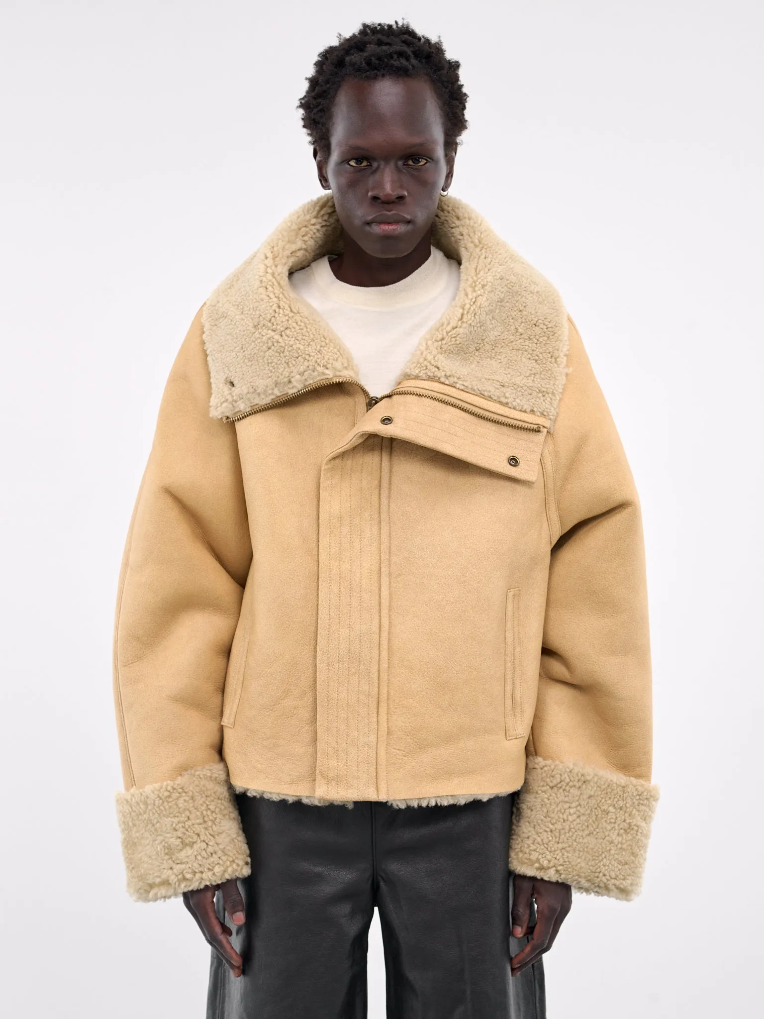 Shearling Jacket (ES2612CA-CAMEL)