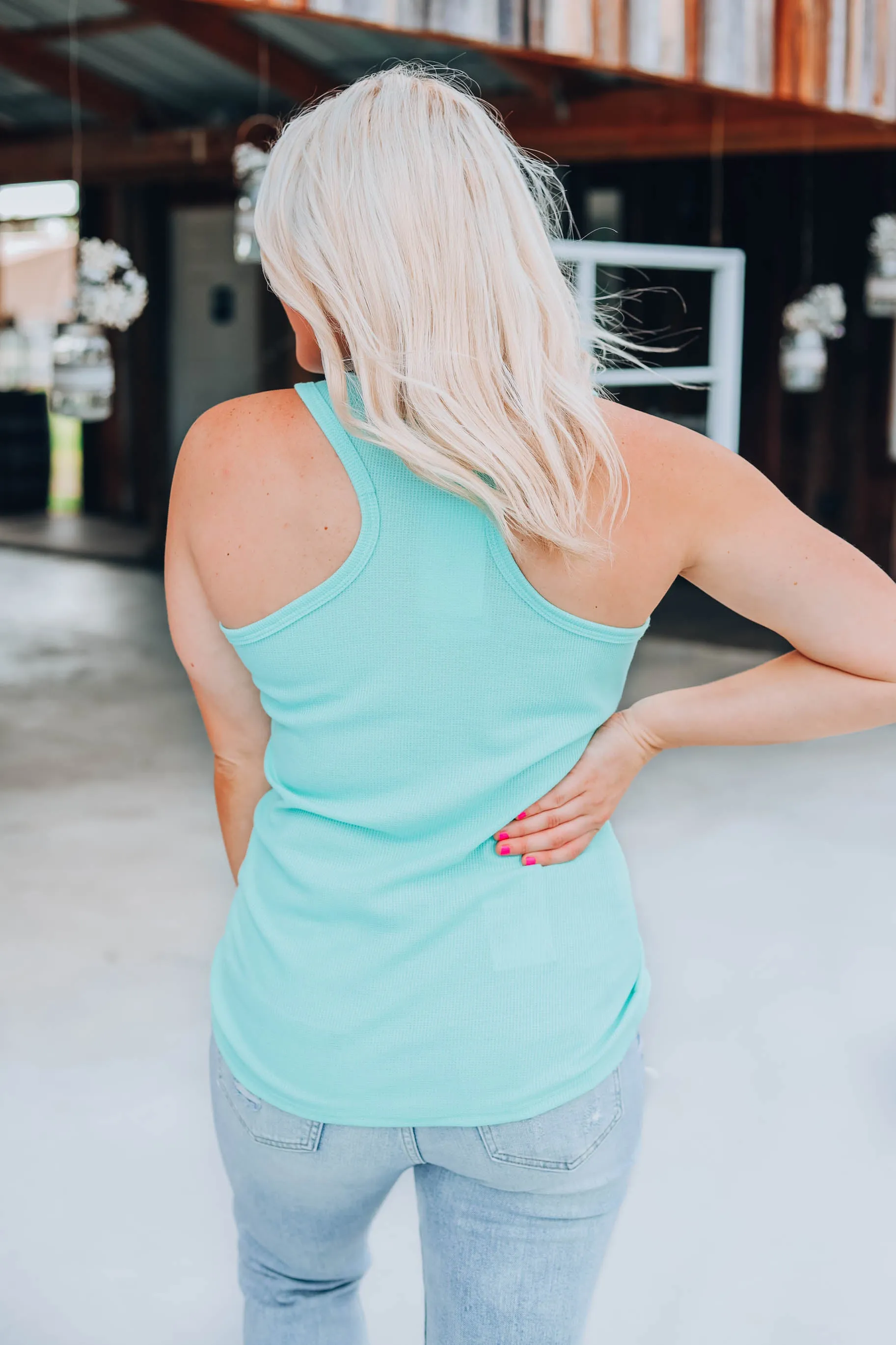 Simply Unique Racerback Tank - Mint