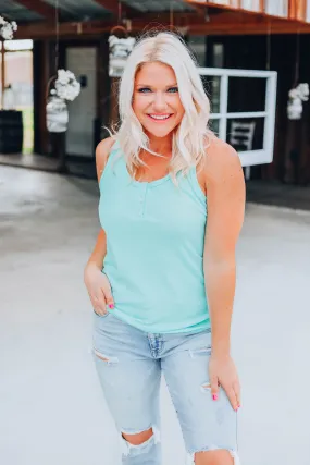 Simply Unique Racerback Tank - Mint