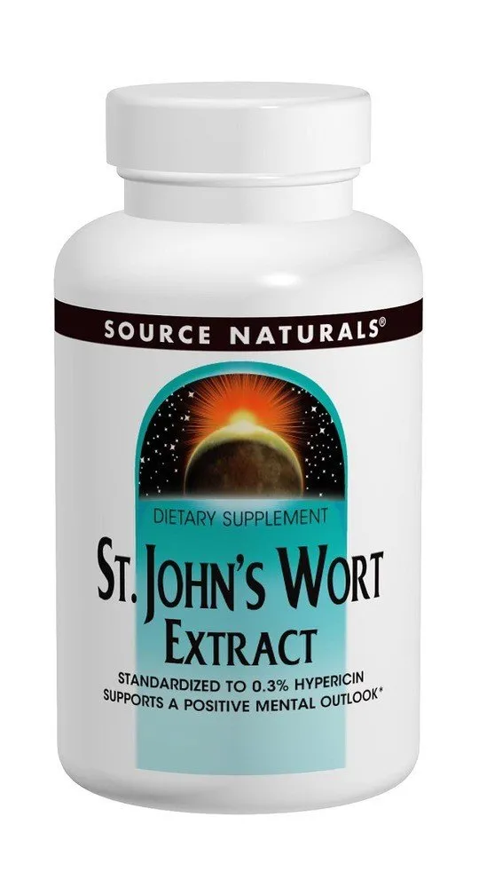 Source Naturals, Inc. St. John's Wort Extract 300mg 0.3% Hypericin 60 Capsule