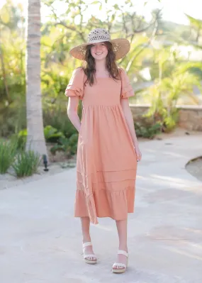 Square Neck Tiered Maxi Dress - FINAL SALE