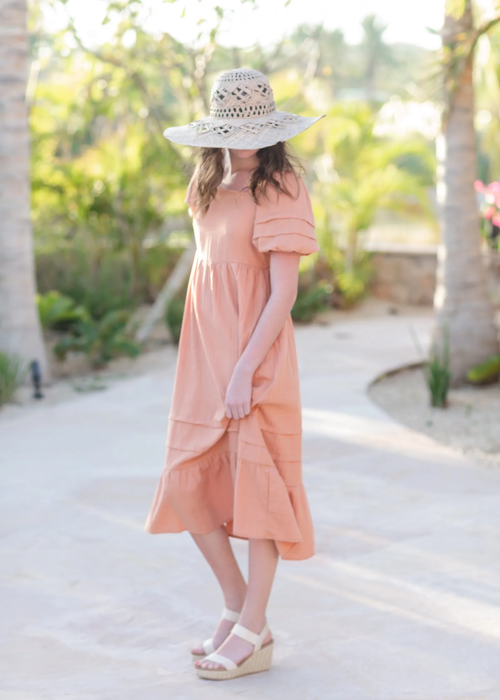 Square Neck Tiered Maxi Dress - FINAL SALE