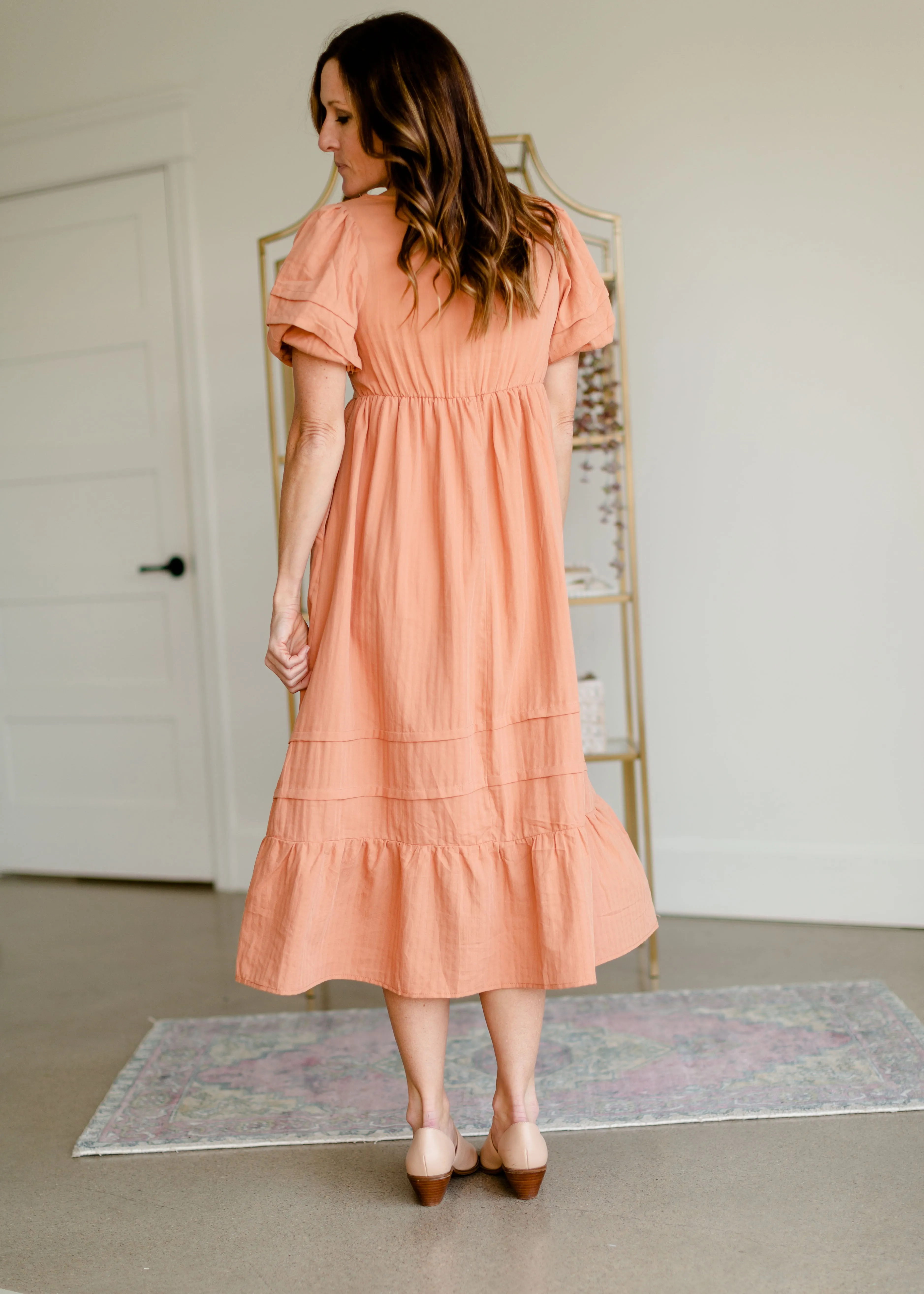 Square Neck Tiered Maxi Dress - FINAL SALE