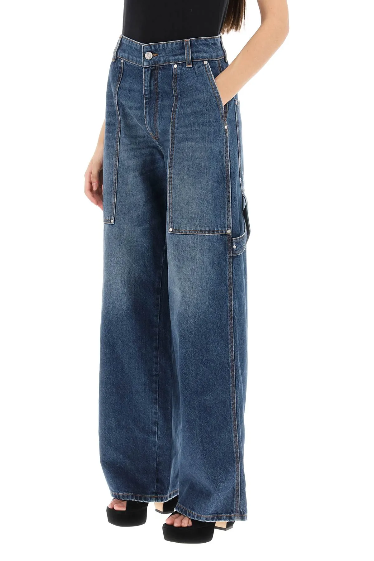 Stella mccartney wide leg jeans