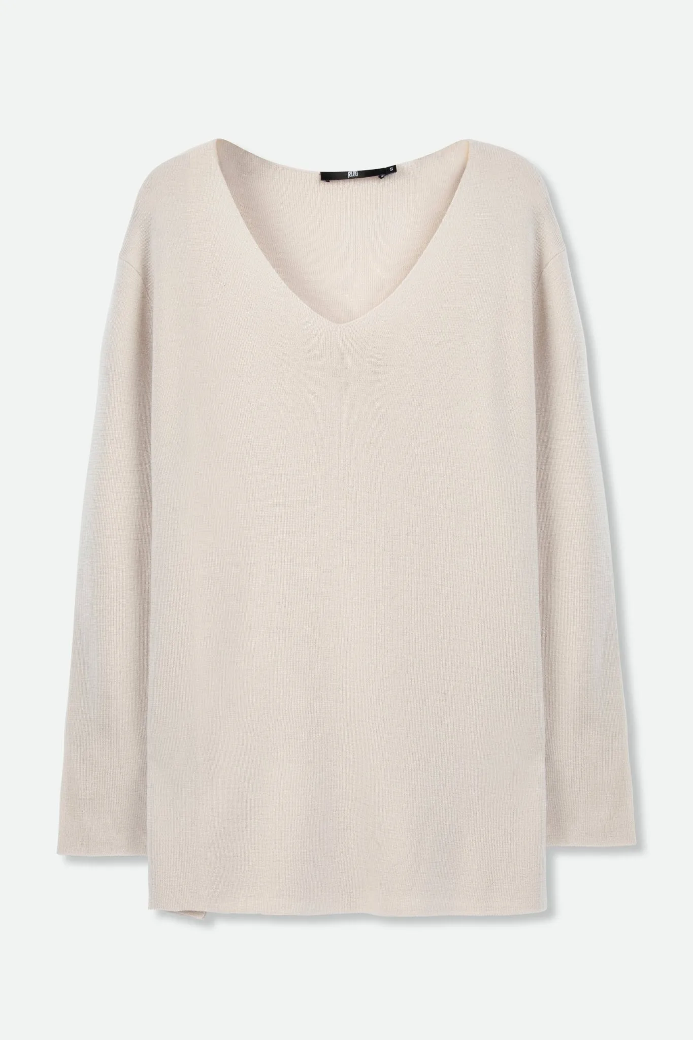 STELLA V NECK TUNIC IN ITALIAN MERINO