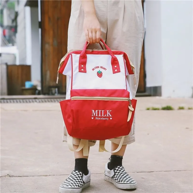 Strawberry Milk Backpack