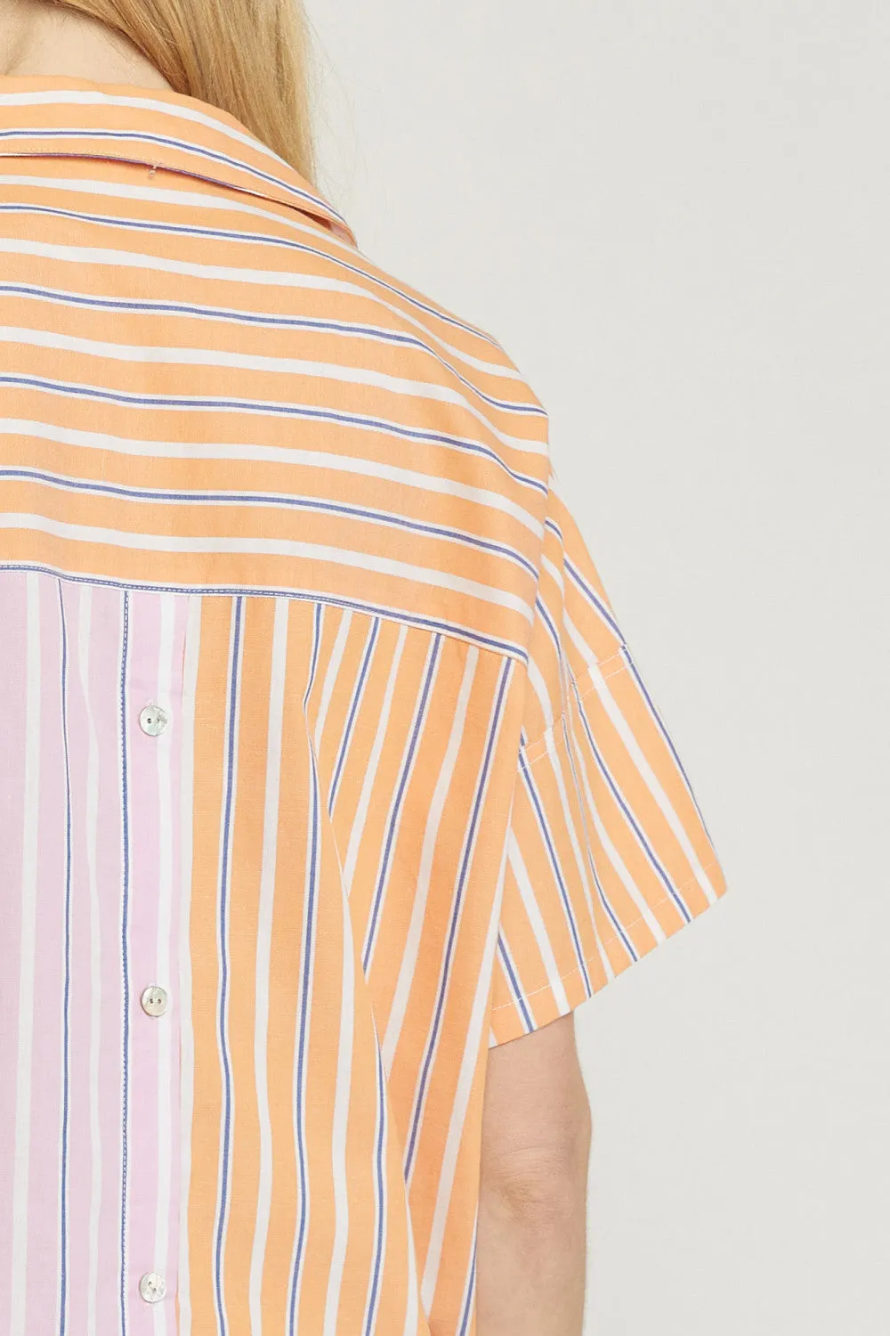 Striped Color Block Top