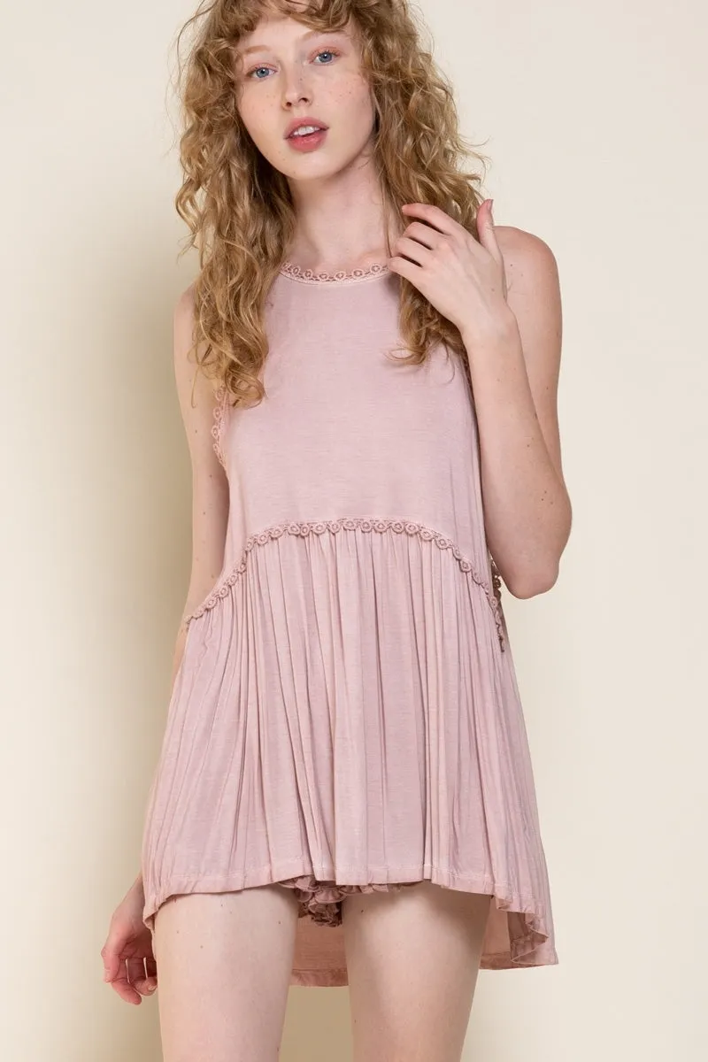 Sweet & Simple Babydoll Top, Pink