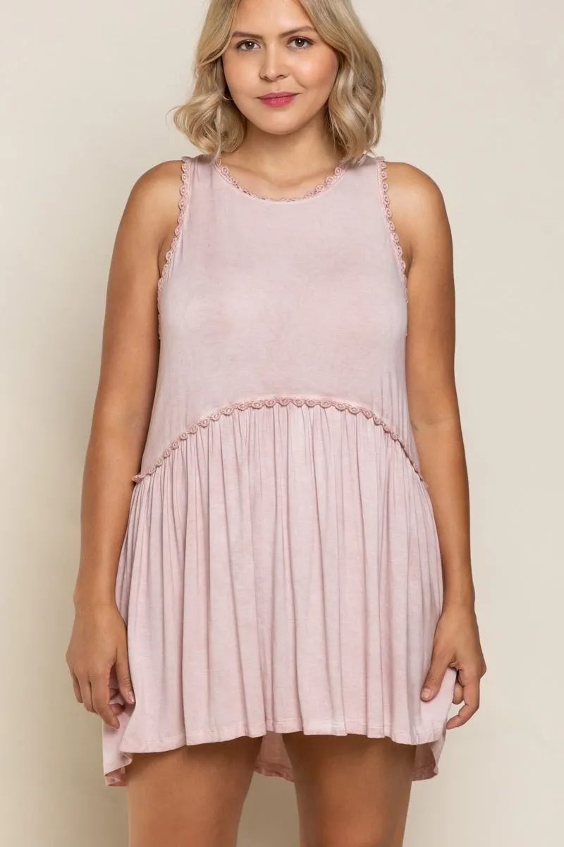 Sweet & Simple Babydoll Top, Pink