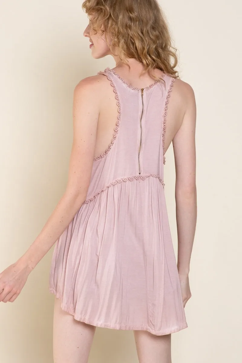 Sweet & Simple Babydoll Top, Pink