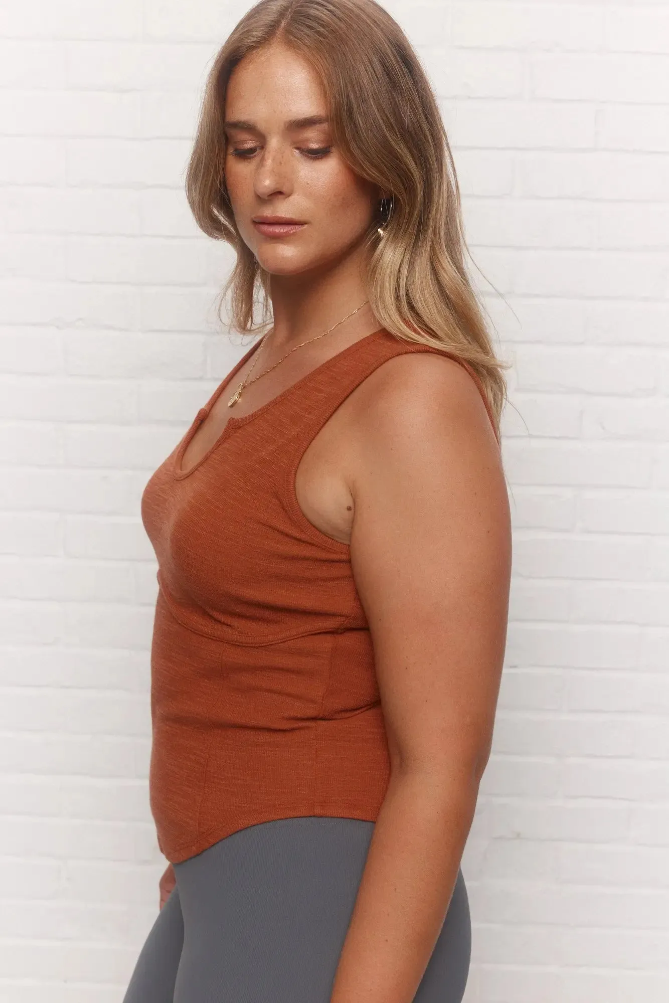 Tasha | Camisole orange foncé