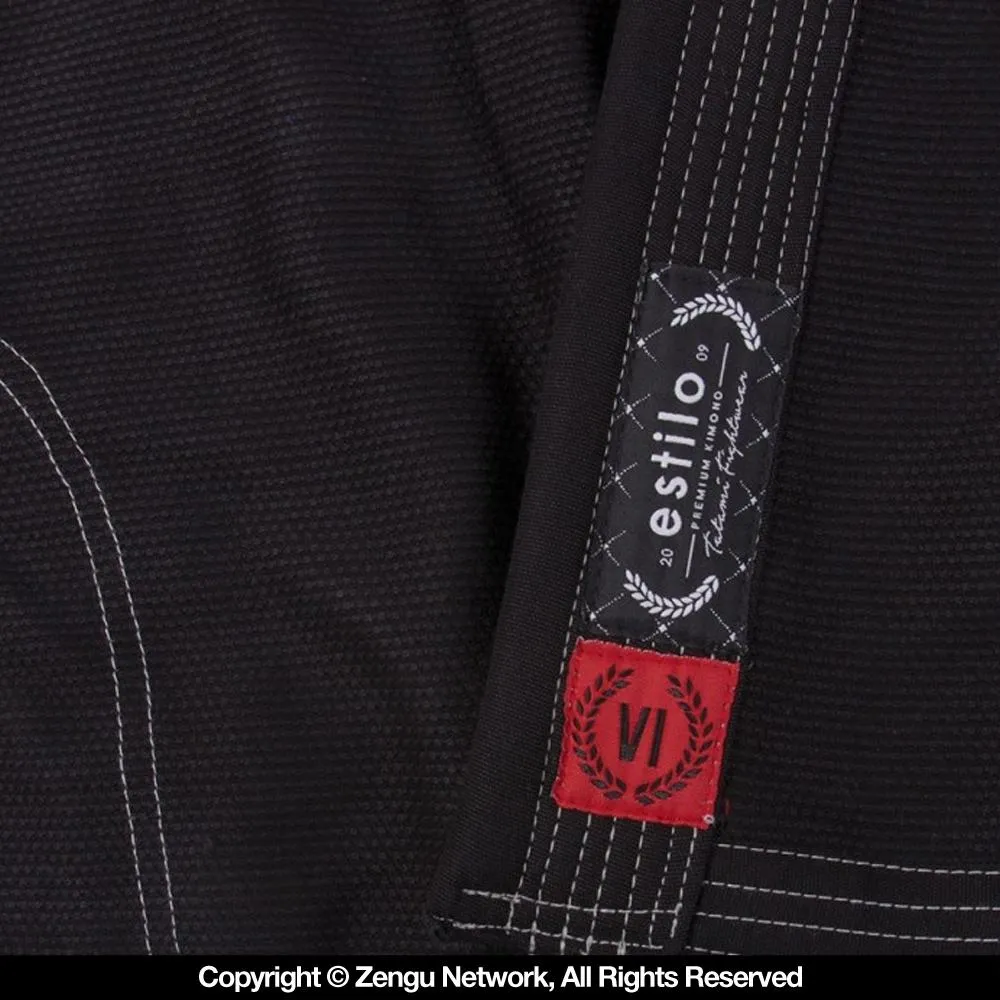 Tatami "Estilo 6.0" BJJ Gi - Black/Silver