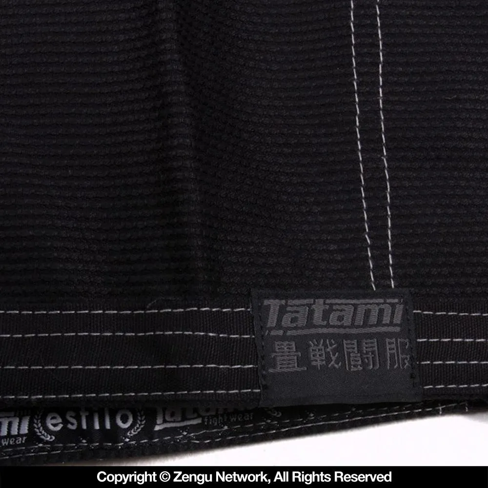 Tatami "Estilo 6.0" BJJ Gi - Black/Silver