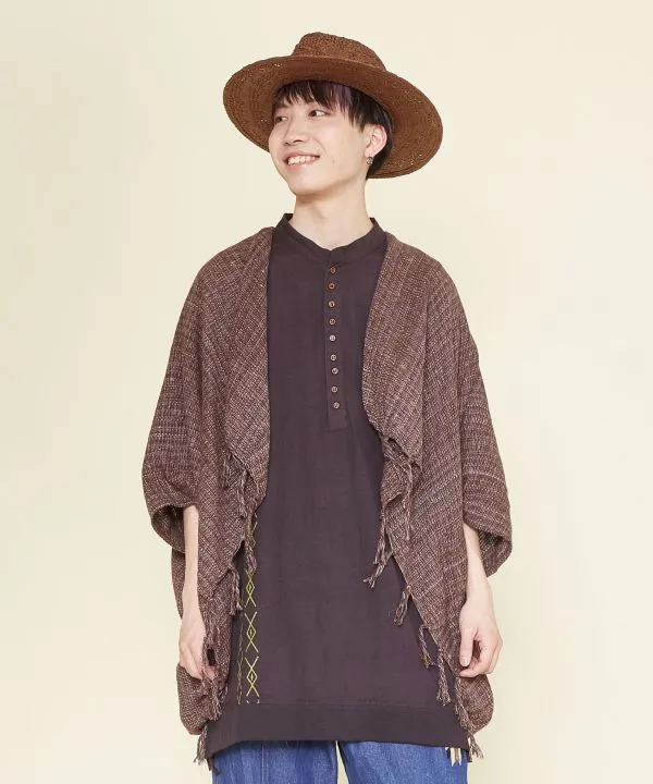 Thai Cotton Unisex Fringe KIMONO Jacket