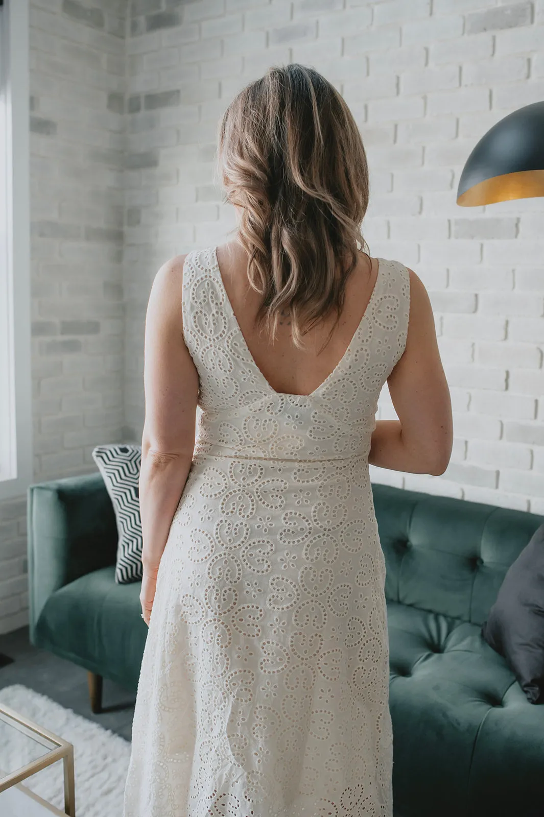 The Crista Eyelet Dress by FRNCH