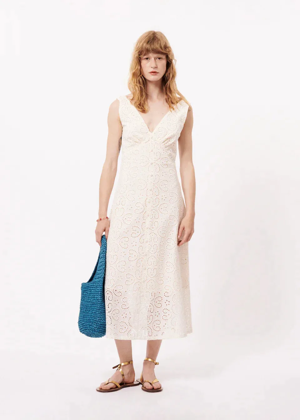 The Crista Eyelet Dress by FRNCH