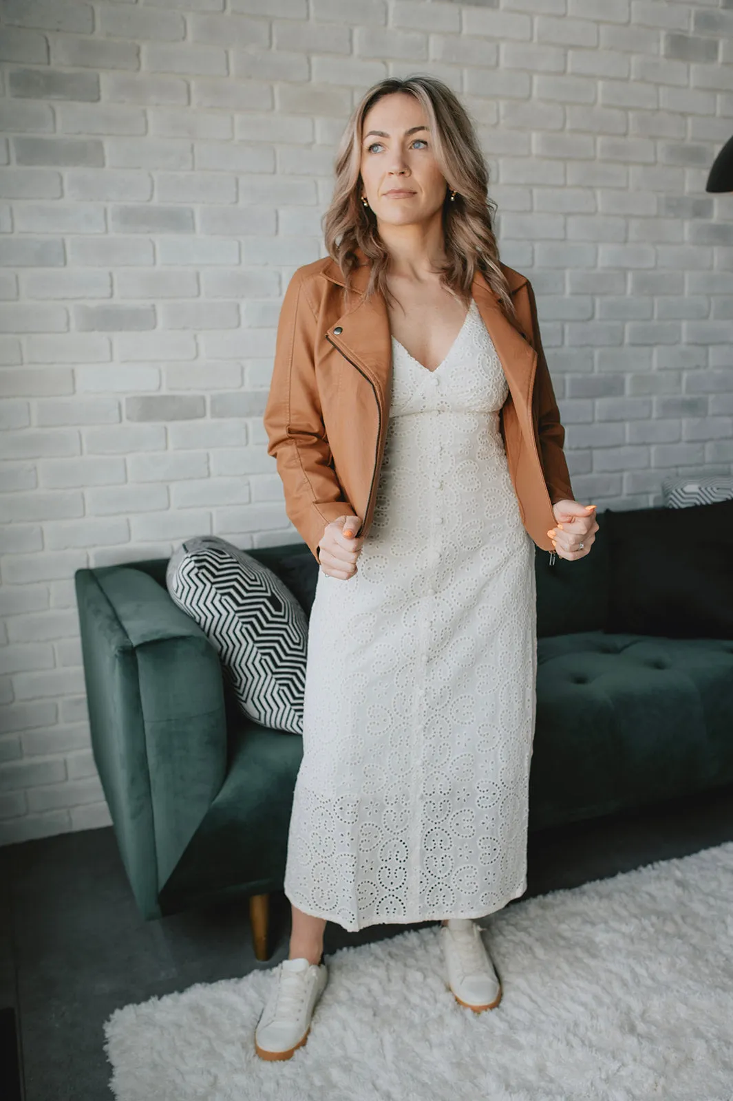 The Crista Eyelet Dress by FRNCH