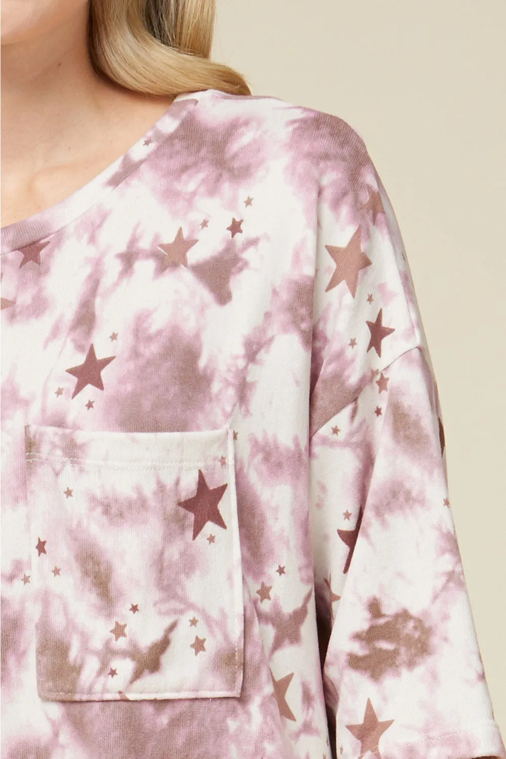 Tie Dye & Stars Top