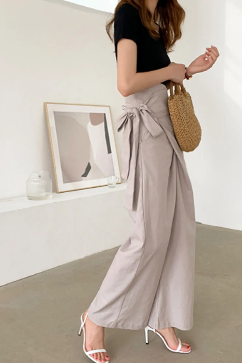 Tied Waist Pants