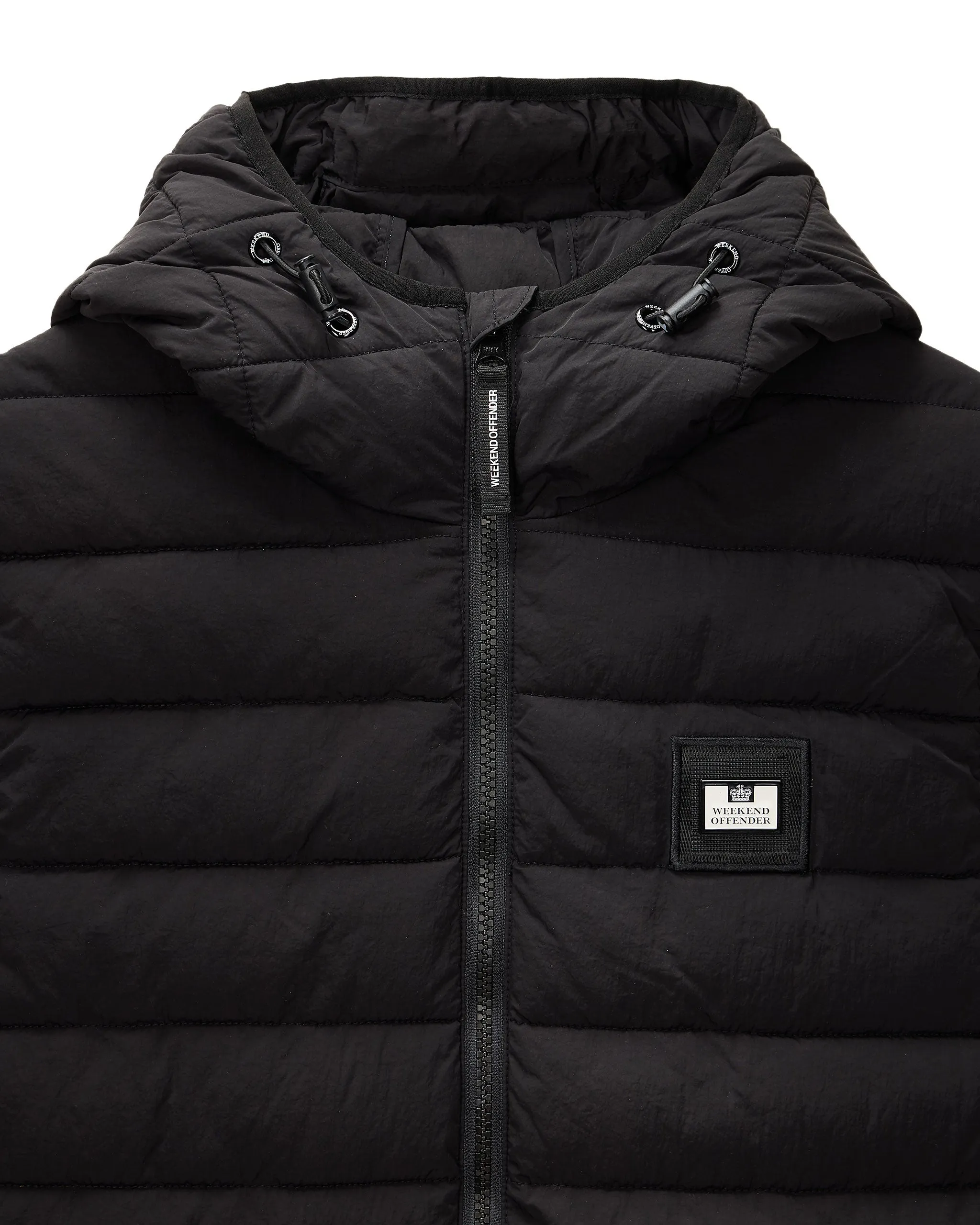 Toronto Hooded Gilet Black