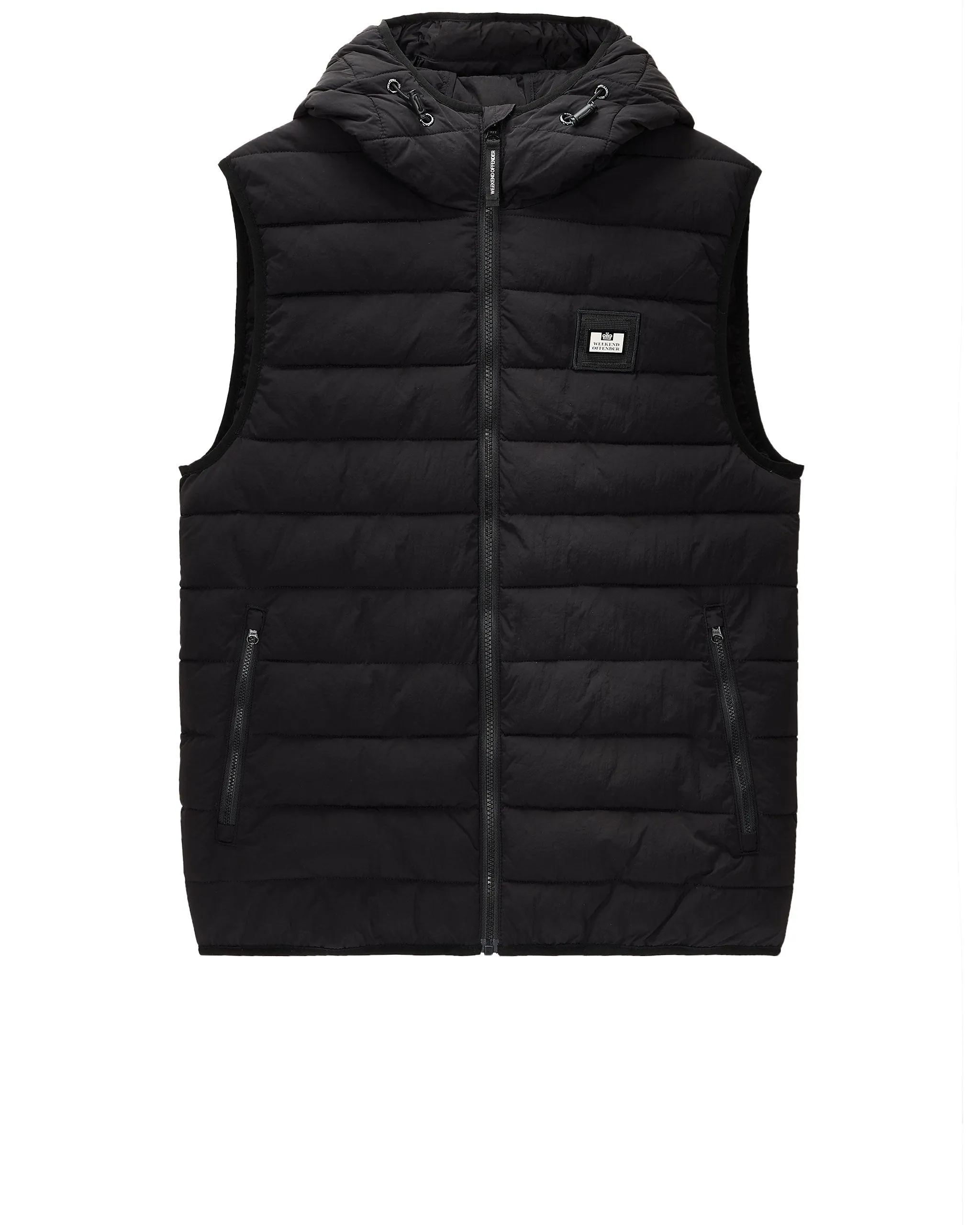 Toronto Hooded Gilet Black