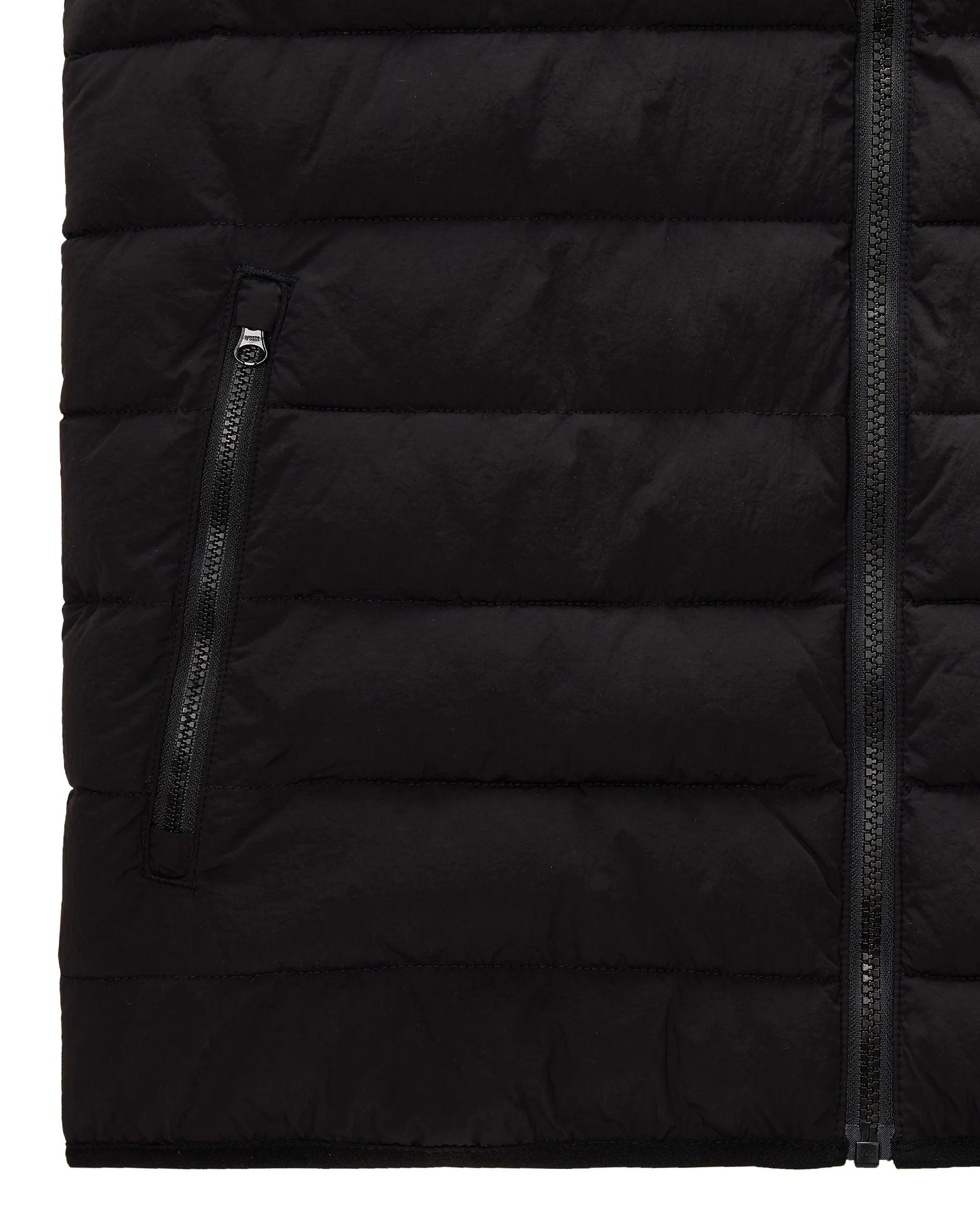 Toronto Hooded Gilet Black