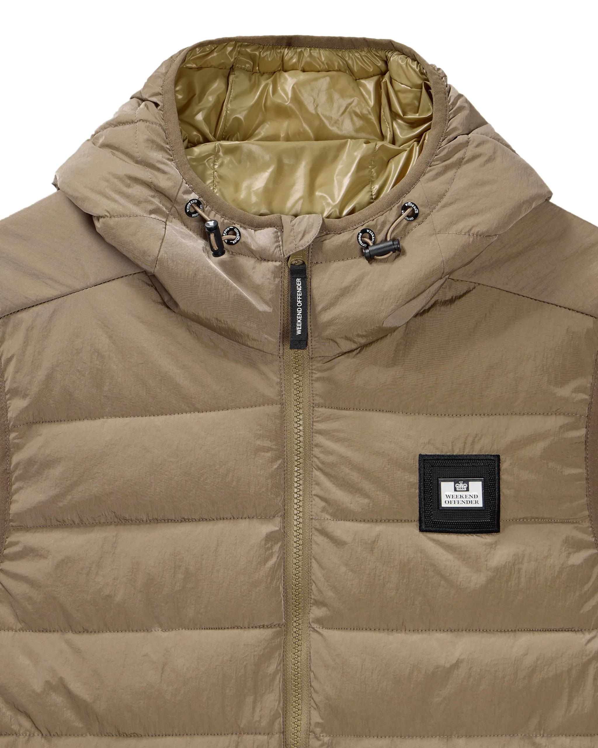 Toronto Hooded Gilet Mocha Brown