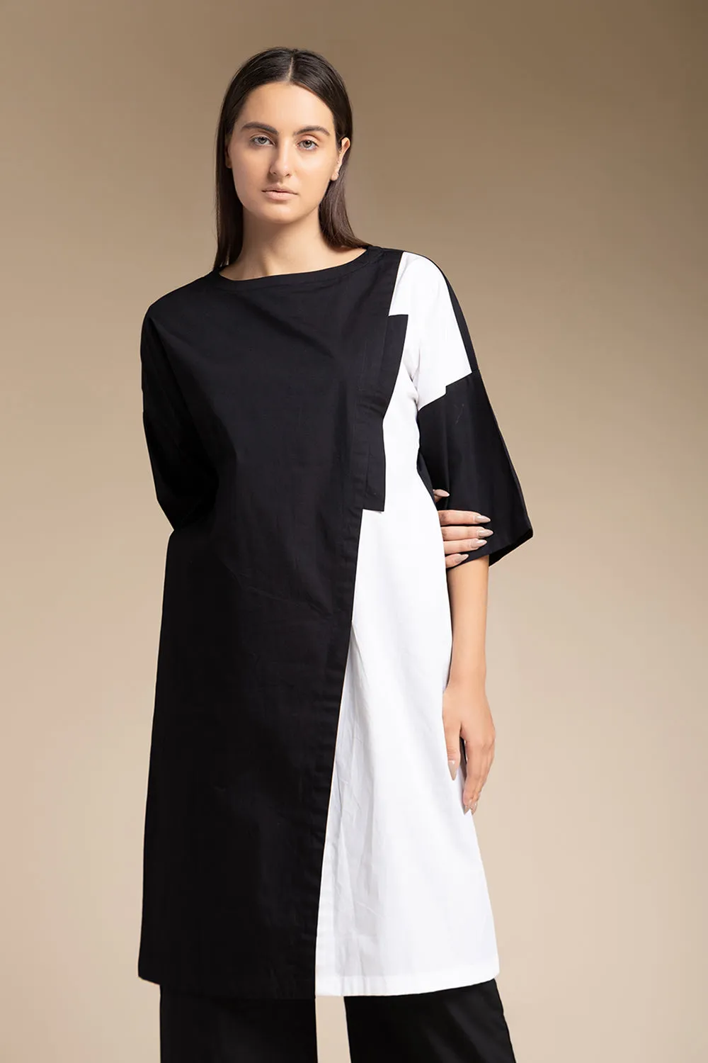 Tunic Set - Black & White