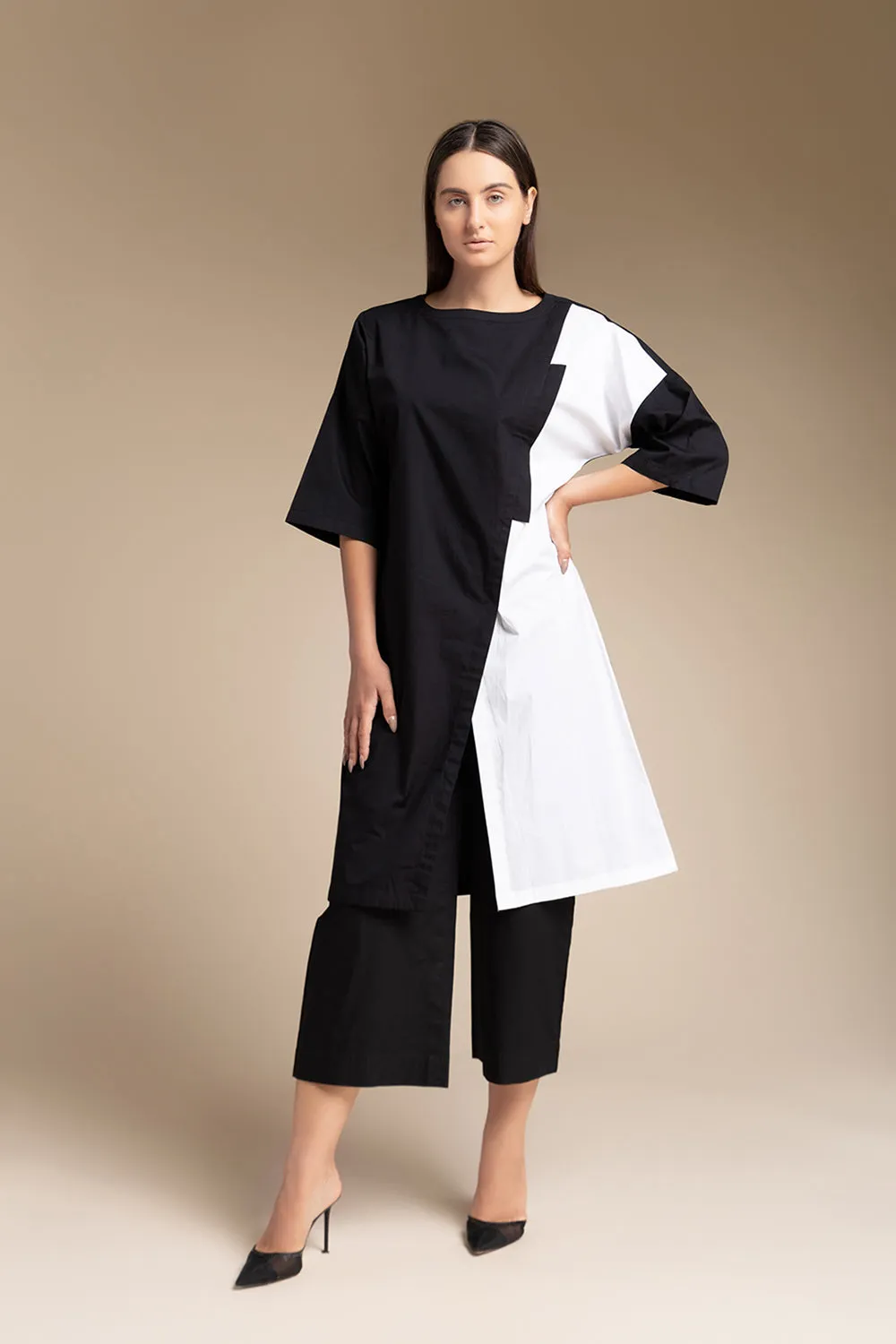 Tunic Set - Black & White