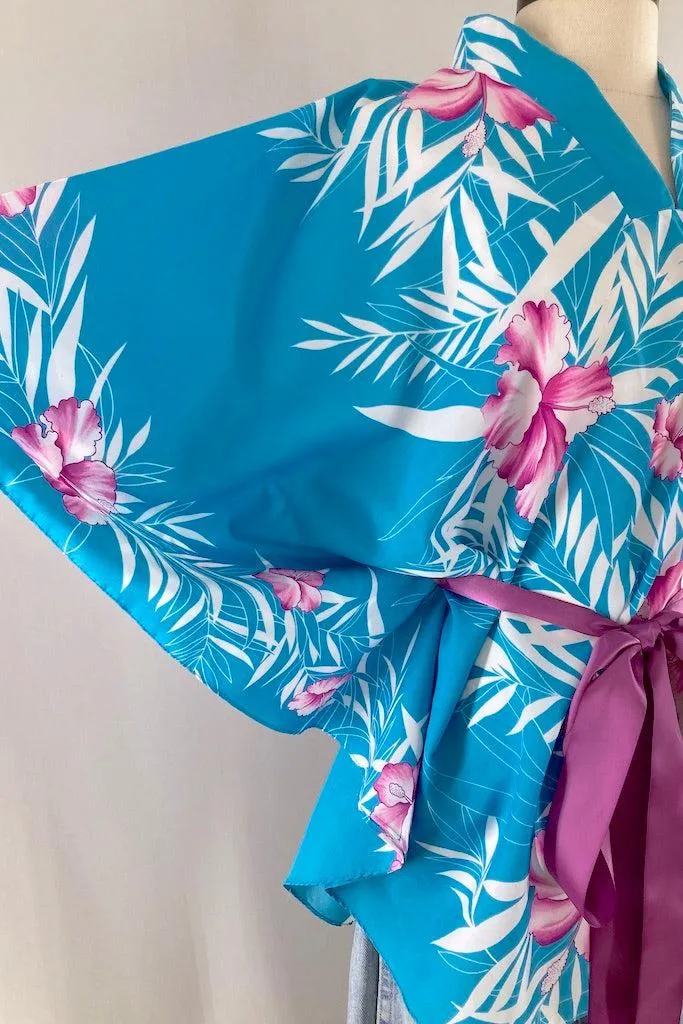 Vintage 1980s Hawaiian Print Tunic