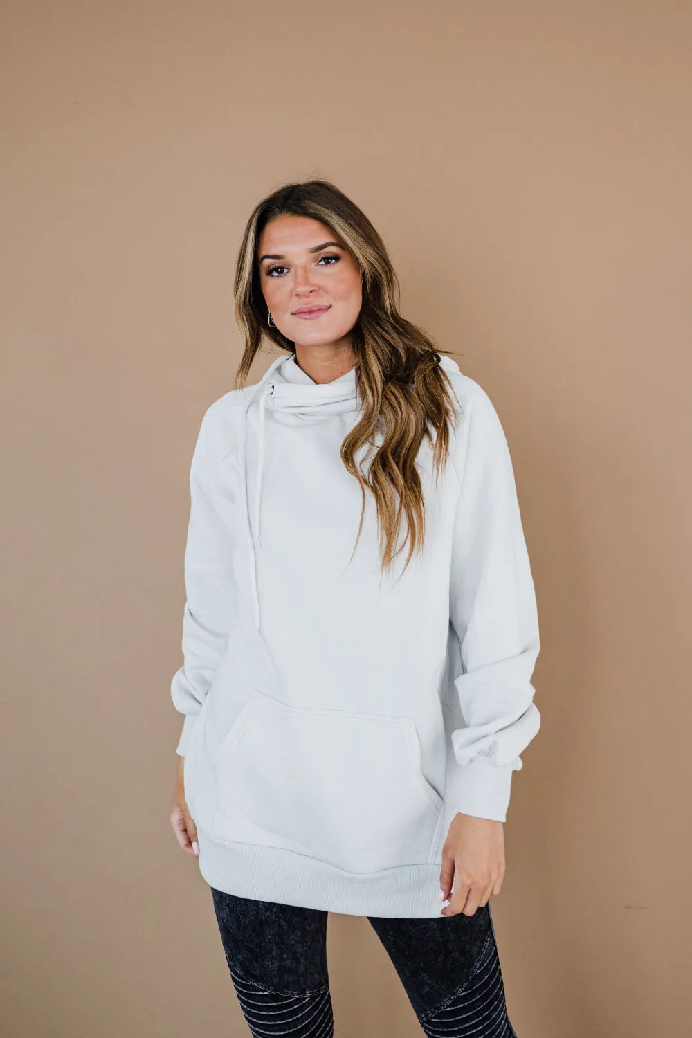 Zenana Full Size Run Drawstring Hoodie with Kangaroo Pocket